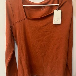 Rust Color Long Sleeve T-Shirt!!!😍😍